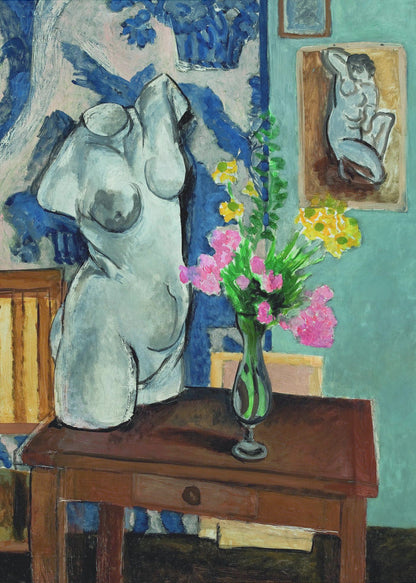 Décoration murale Le Torse En Plâtre