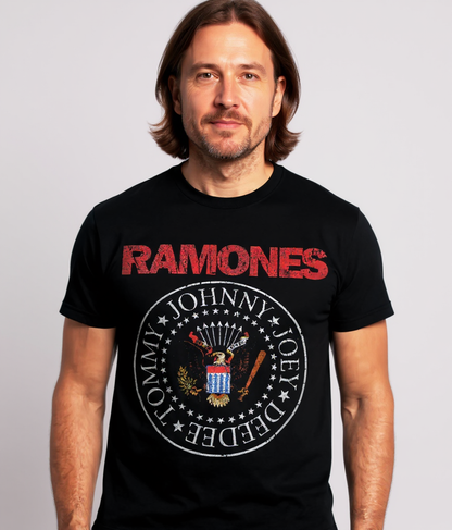 T-shirt Ramones avec logo présidentiel coloré