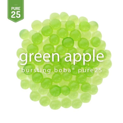 Green Apple Bursting Boba Pure25- Popping Boba - Bossen - Canada - Ships Free Within Canada on Orders Above CAD $199