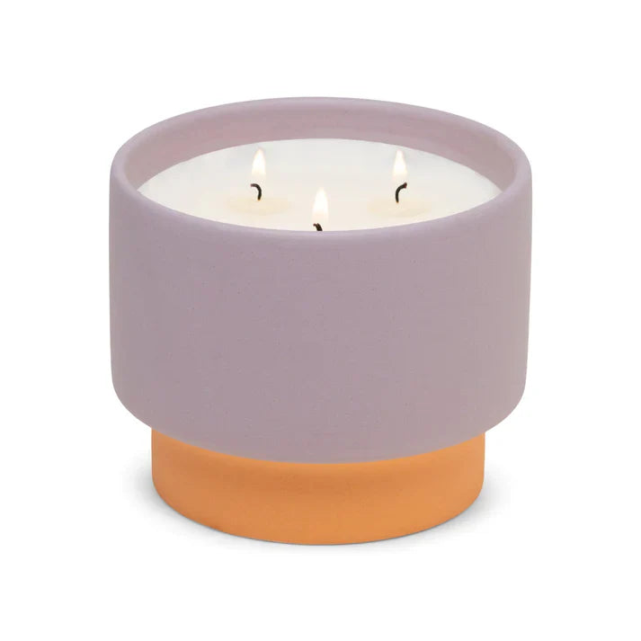 Bougie Color Block 16 oz - Violette + Vanille par Paddywax