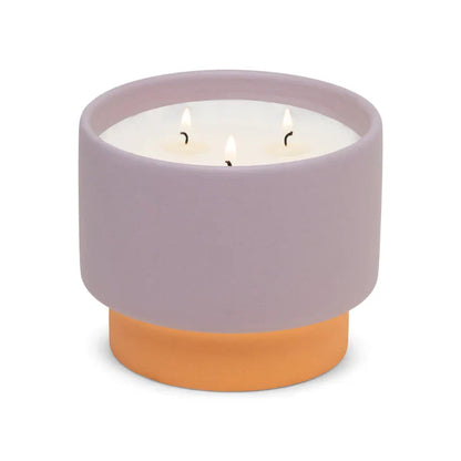 Bougie Color Block 16 oz - Violette + Vanille par Paddywax