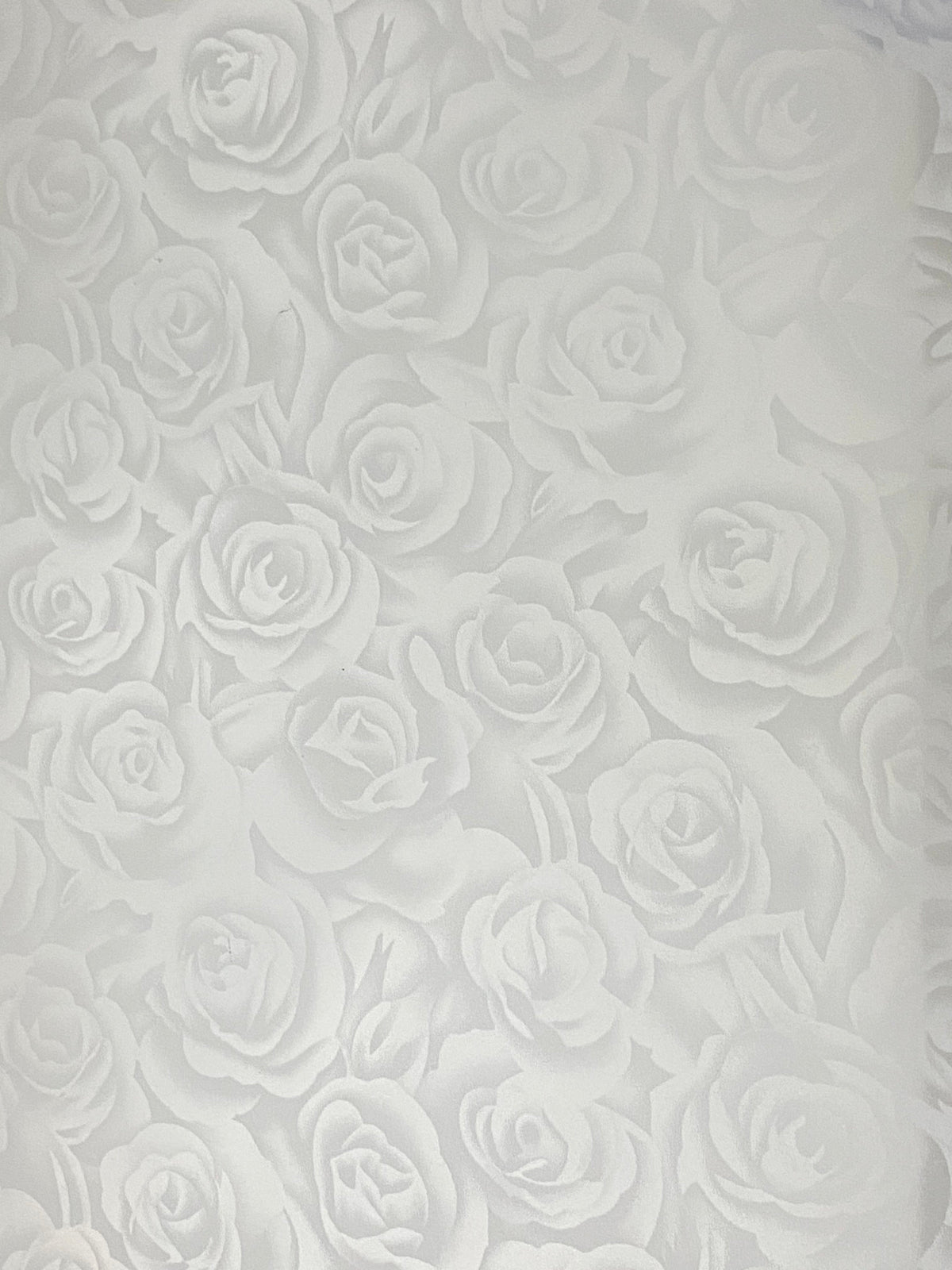Vinyle de transfert thermique argenté avec motif rose pour loisirs créatifs (avec film ou doublure de protection)