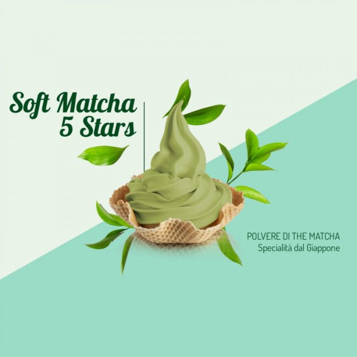 Préparation pour crème glacée molle au Matcha 5 étoiles - Caisse de 8 sacs de 1,5 kg - Rubicone Canada - Livraison gratuite partout au Canada pour les commandes de plus de 199 CAD