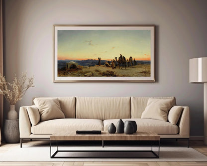 Salomon Corrodi: 19th Century Orientalist Painting, Palestine Art Print