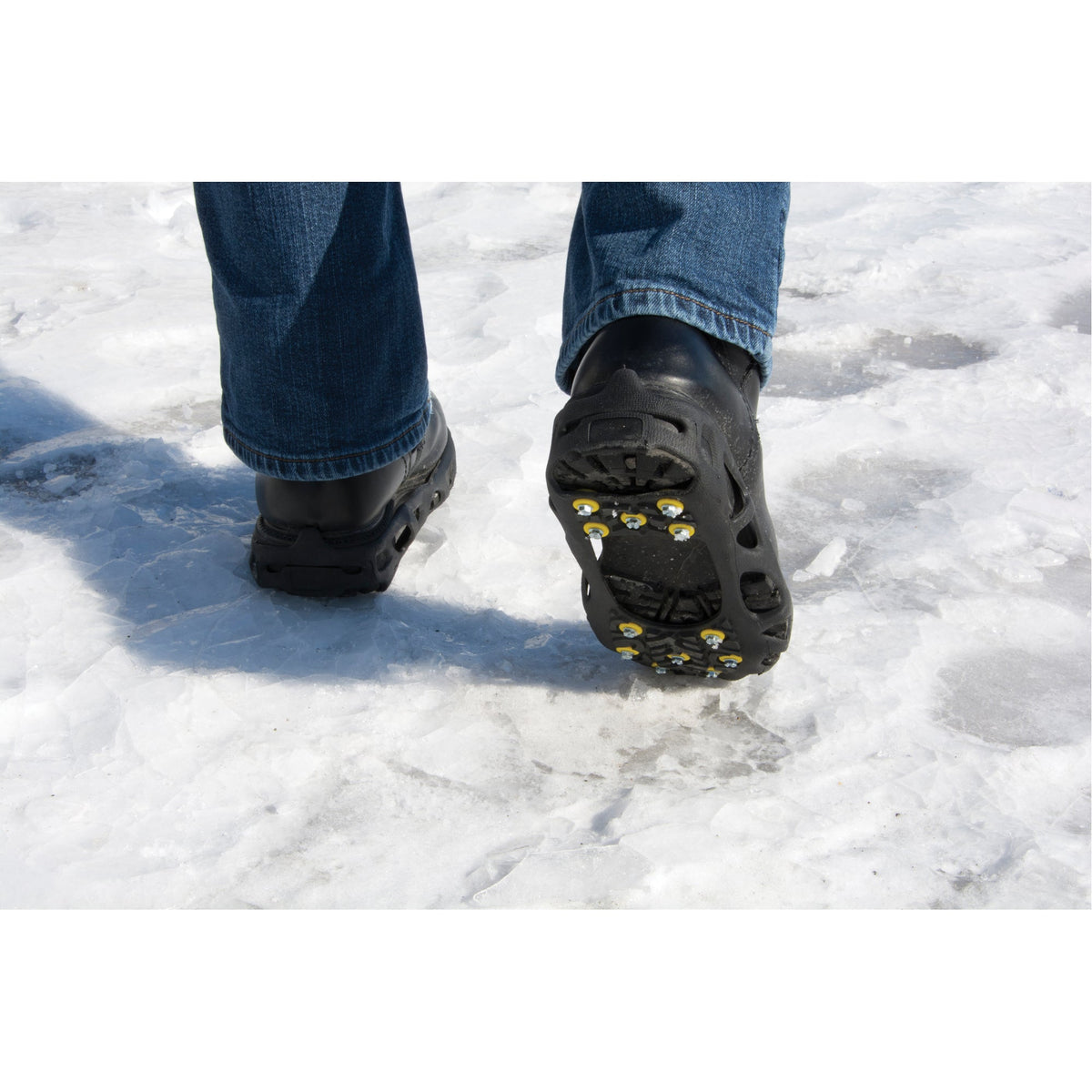 Heavy-Duty Anti-Slip Ice Cleats, Steel, Stud Traction, X-Large