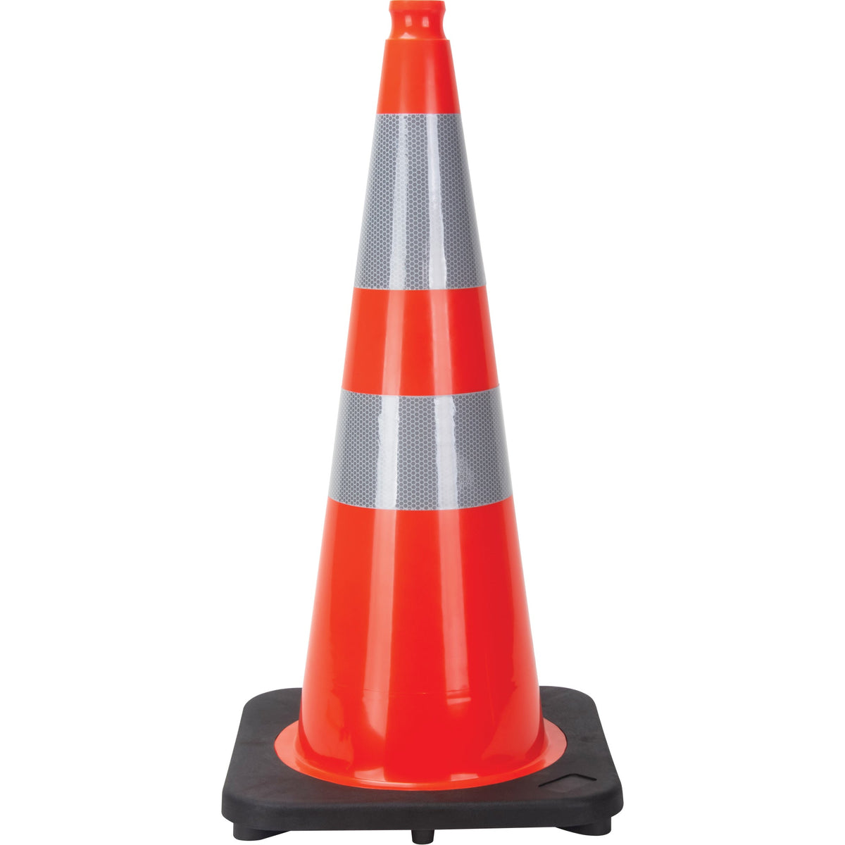 Cône de signalisation, 71 cm, orange, bandes réfléchissantes 10 cm et 15 cm