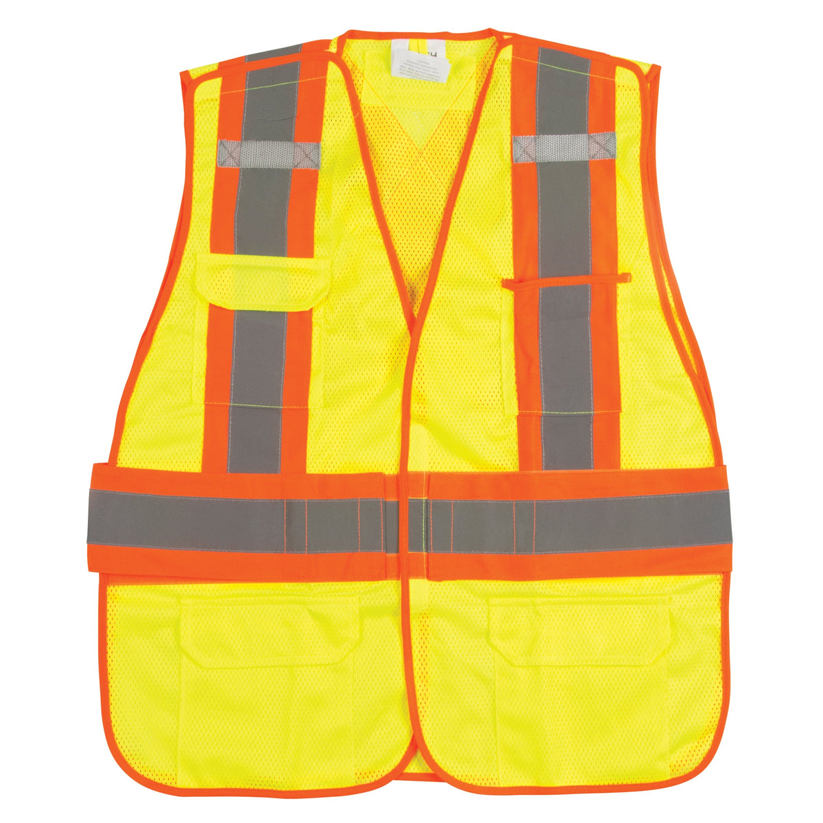 Gilet de géomètre haute visibilité conforme aux normes CSA