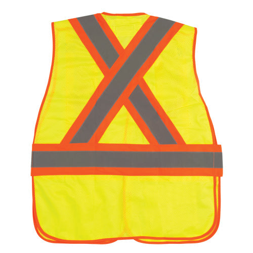 Gilet de géomètre haute visibilité conforme aux normes CSA