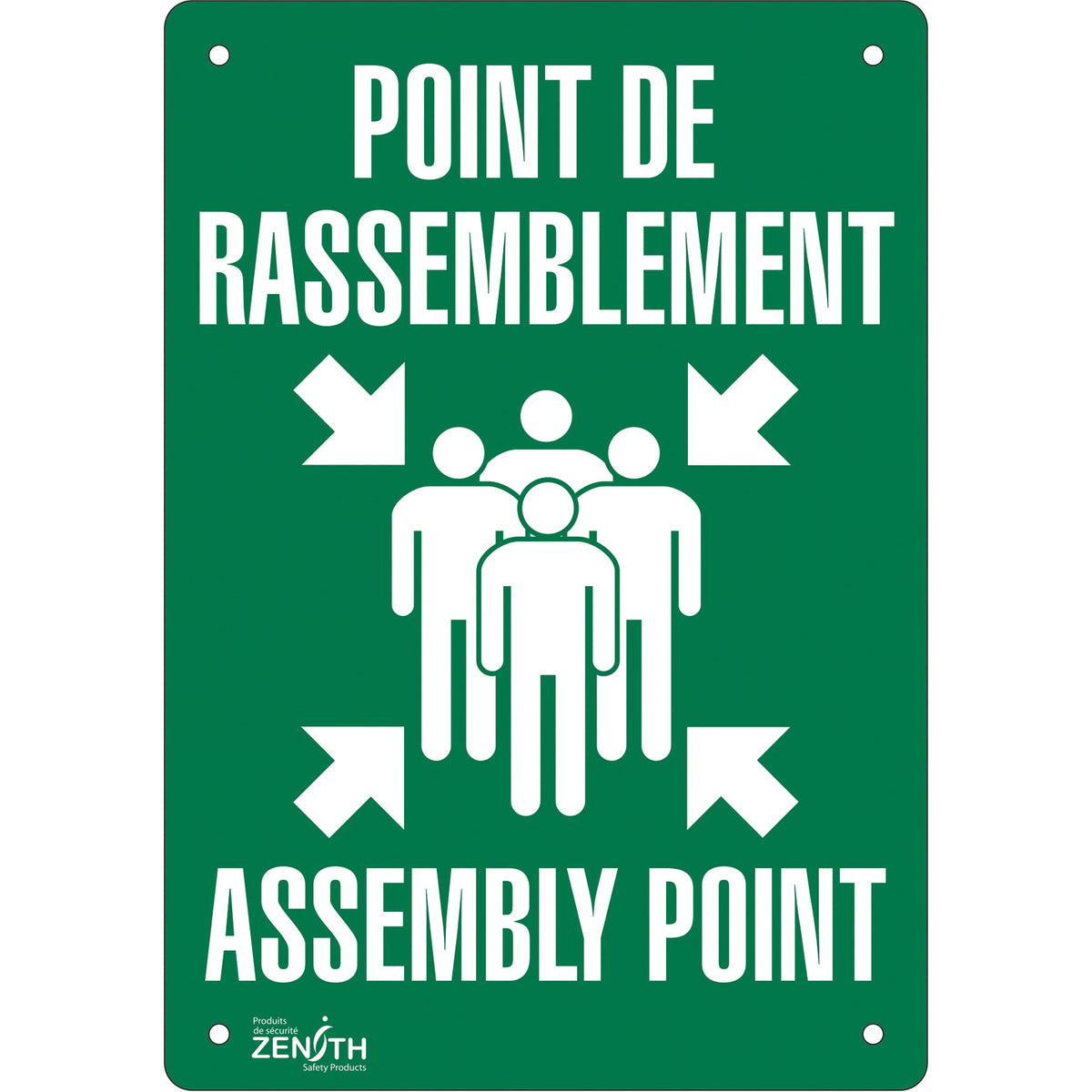 Panneau "Point de rassemblement"