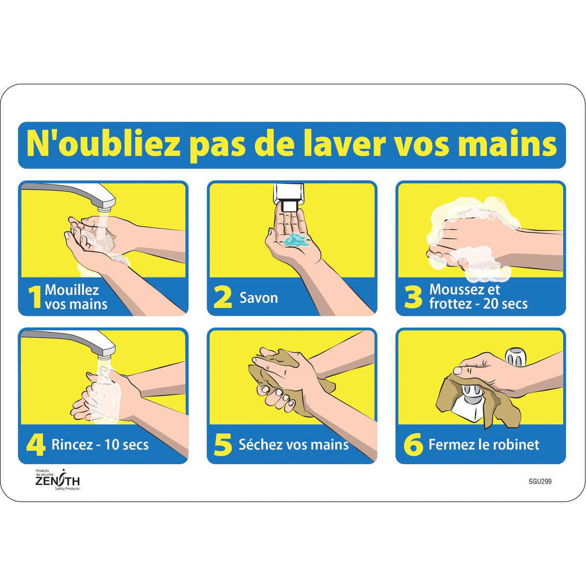 "Don't forget to wash your hands"
