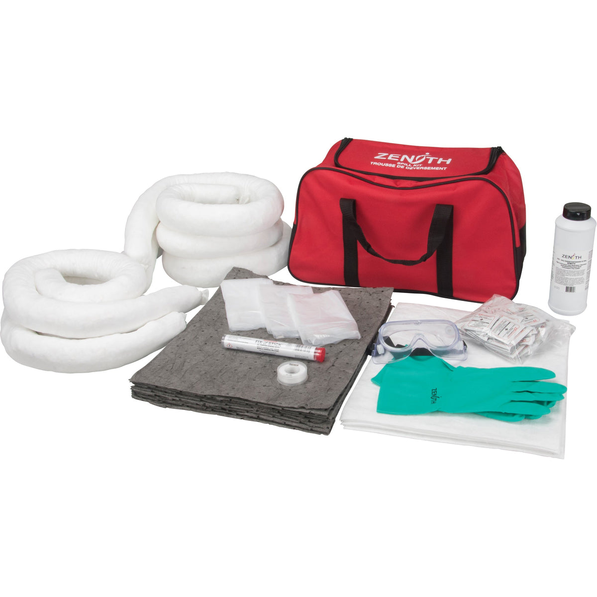 Kit anti-déversement Premium, Universel, Sac, Capacité d'absorption 38 L