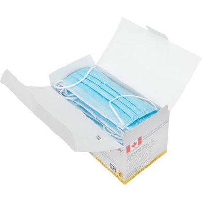 Masques faciaux jetables pour procédures, ASTM F2100 Niveau 2, Classe 1