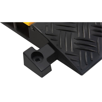 Polyurethane Cable Protector, 5 Channels, 35.43" L x 19.69" W x 2" H