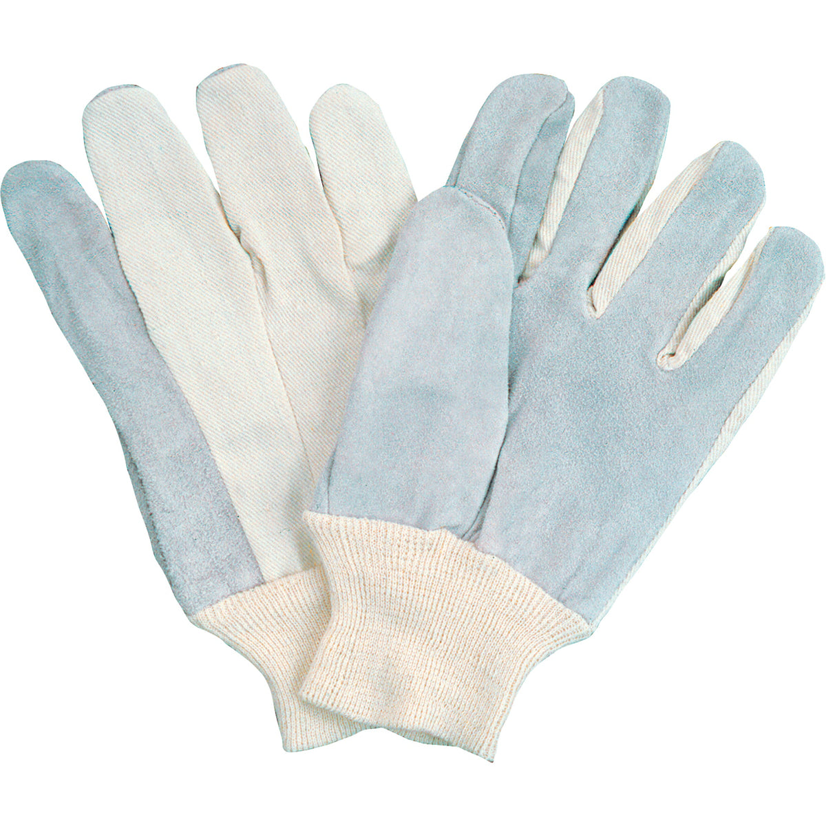 Gants de travail résistants, grande taille, paume en croûte de cuir de vachette