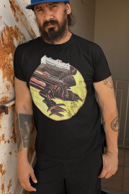 T-Shirt noir Judas Priest Vengeance Anniversaire