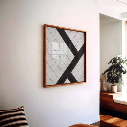 Theo van Doesburg Contre-composition VI Estampe : Art moderne Bauhaus (Encadré disponible)