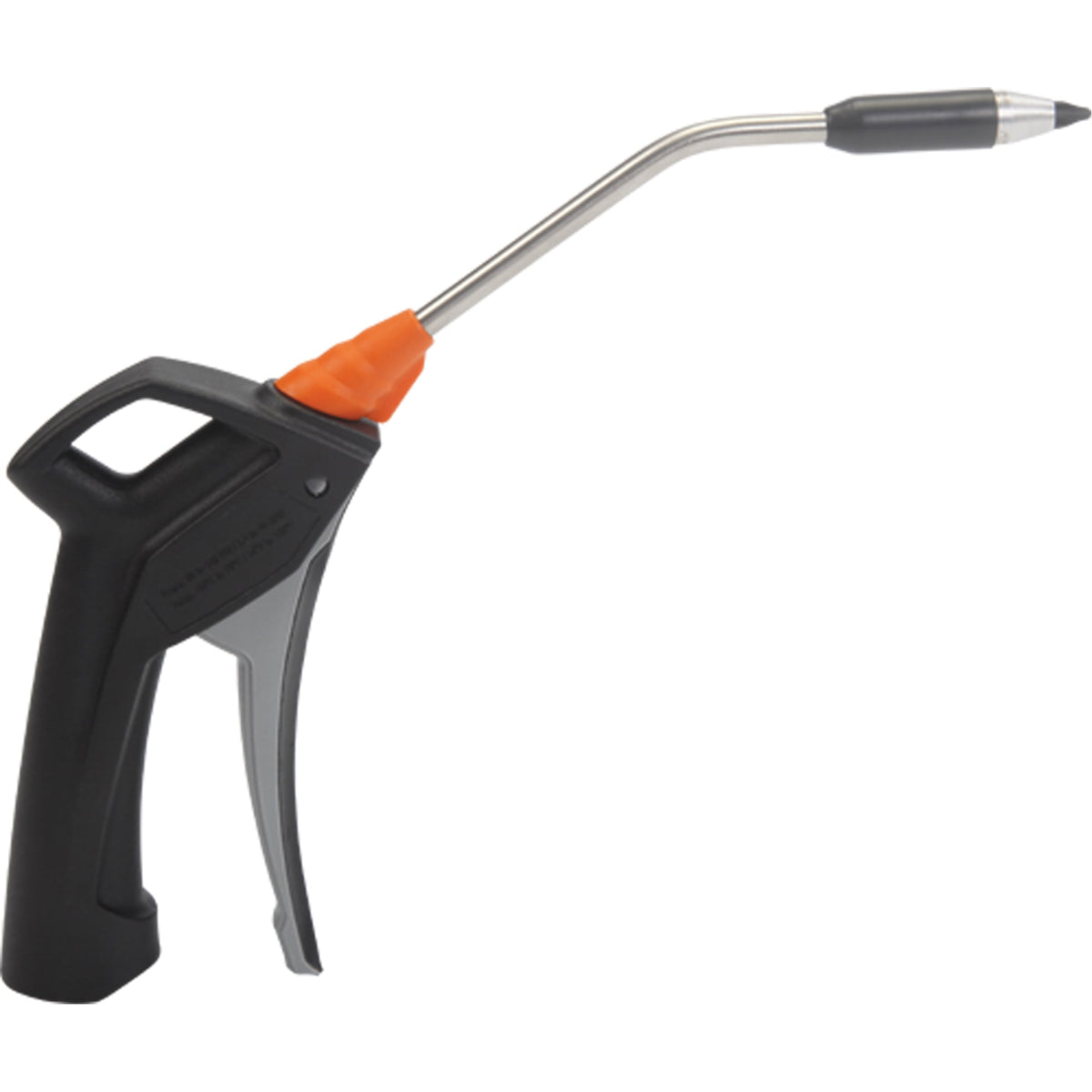 Pistolet de soufflage robuste avec buse en acier inoxydable de 5 1/2" et silencieux