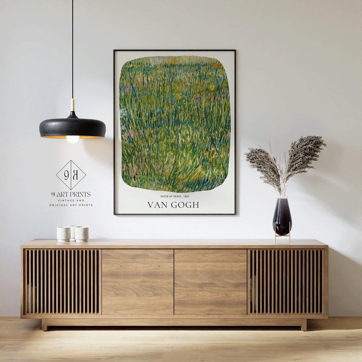 Vincent Van Gogh - Patch of Grass | Iconic Classic Impressionist Exhibition Poster Fine Art Print (available handframed or unframed)