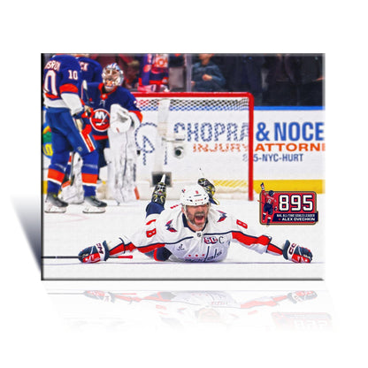 Alexander Ovechkin Record Breaking Goal #895 Capitals Canvas