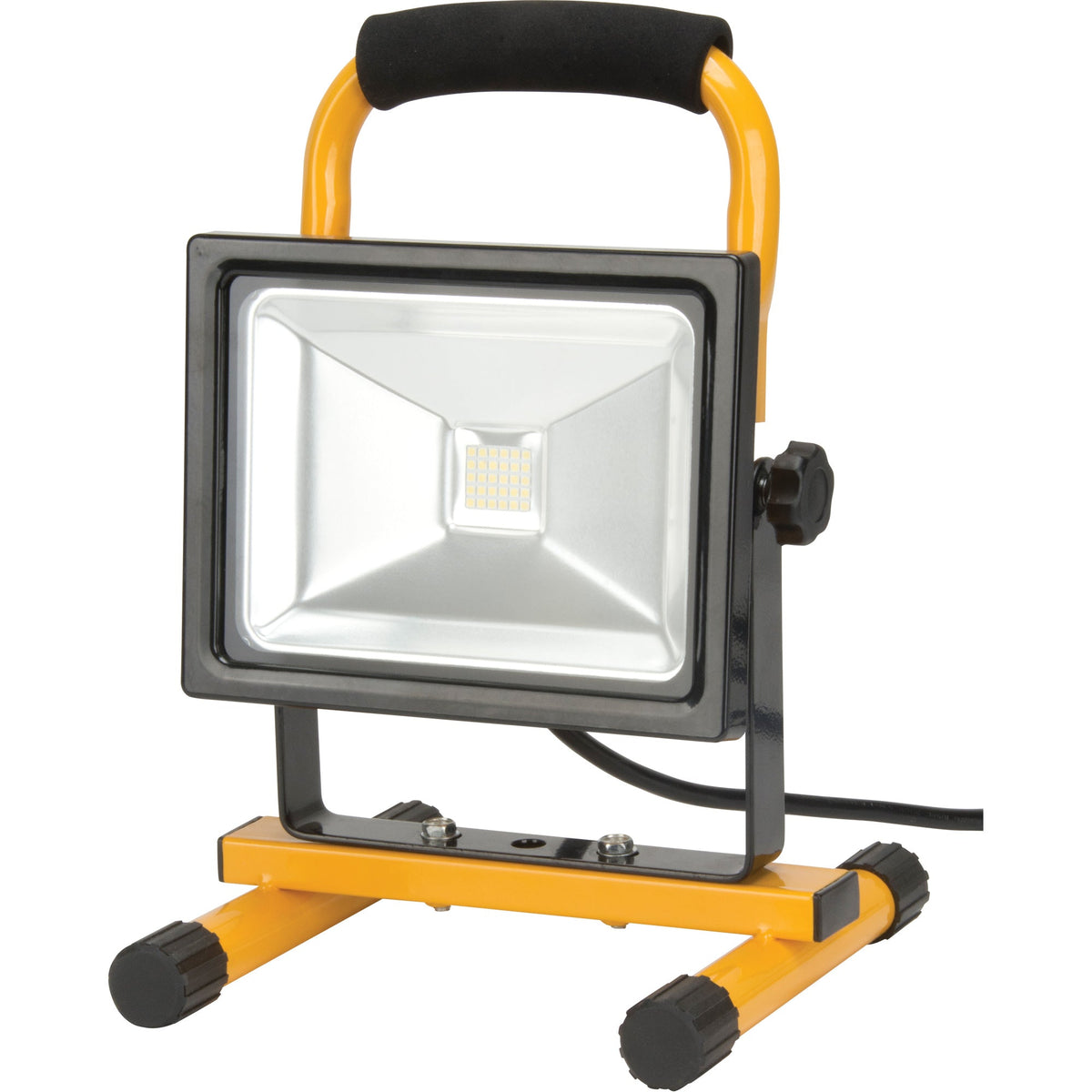 Lampe de travail portable, LED, 20 W, 2500 lumens, boîtier en aluminium