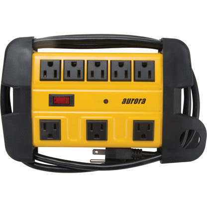 Multiprise parasurtenseur d'atelier, 8 prises, 1350 J, 1875 W, cordon de 1,8 m