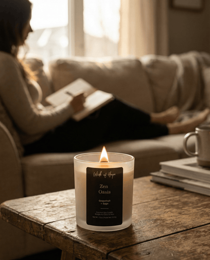 Bougie Zen Oasis | Pamplemousse + Sauge