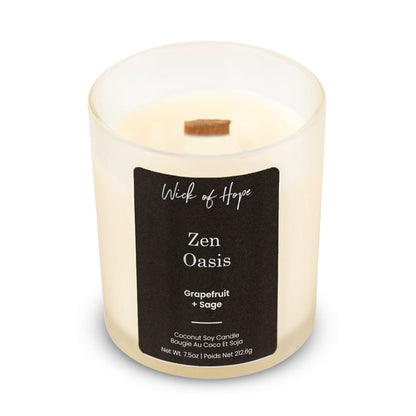 Bougie Zen Oasis | Pamplemousse + Sauge